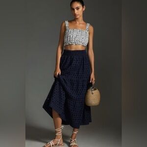 Anthropologie: The Somerset Maxi Skirt: Eyelet Edition